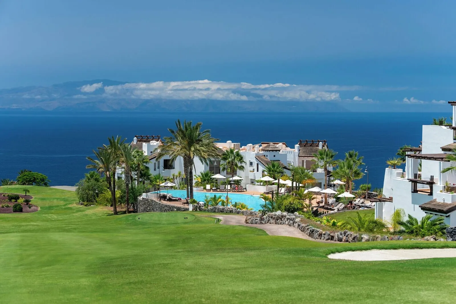 Las Terrazas de Abama Suites: A coastal resort with a golf course, pool, and ocean views