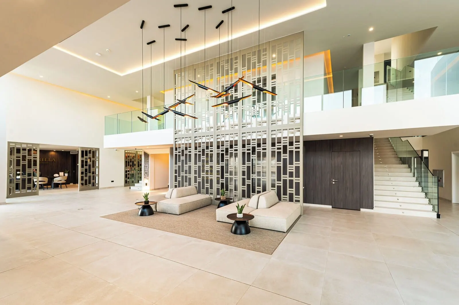 Amarilla Golf Residences: A spacious lobby with a modern design