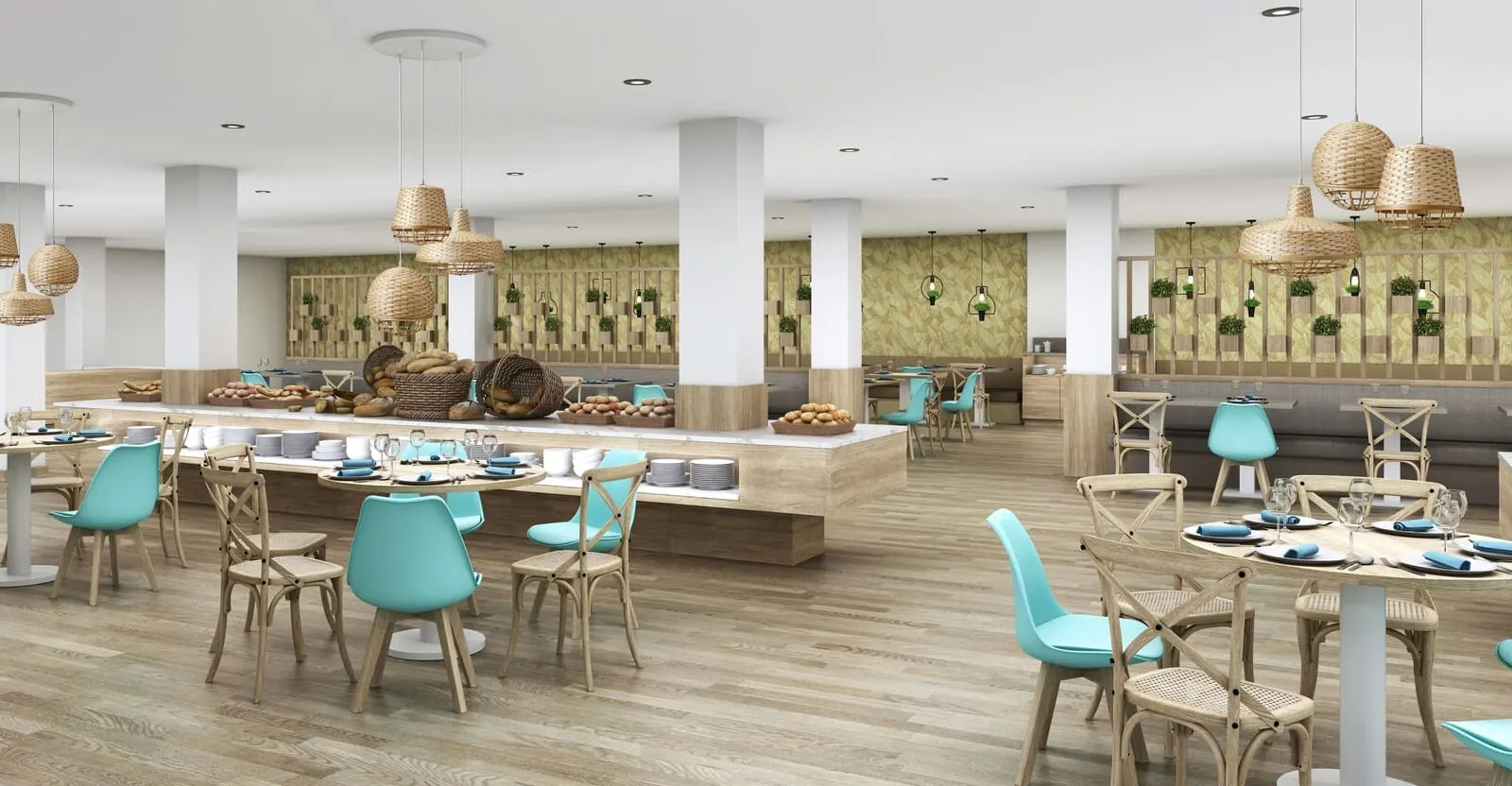 Gara Suites Golf & Spa: A spacious hotel lobby with a central bar area, multiple seating arrangements