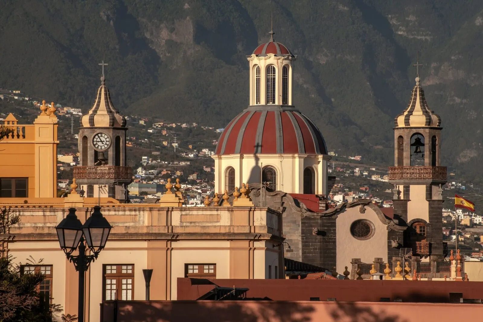 Precise Resort Tenerife: A historic building with a prominent dome and two bell towers