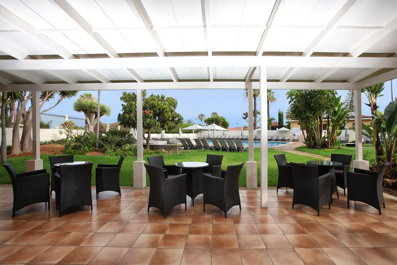 Hotel O7 Tenerife: Terrace/patio