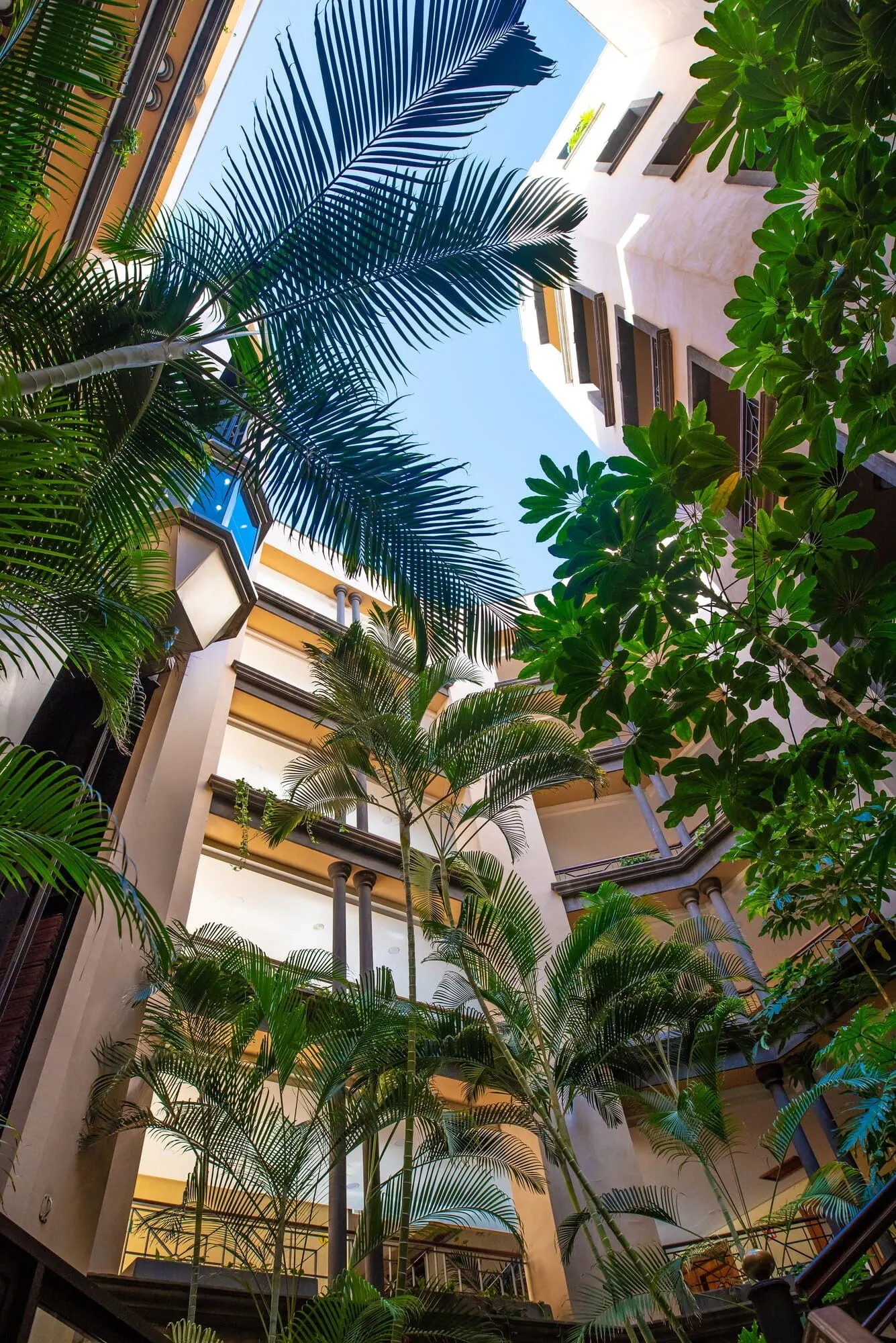 GF Gran Costa Adeje: A multi-story building with balconies and lush green foliage