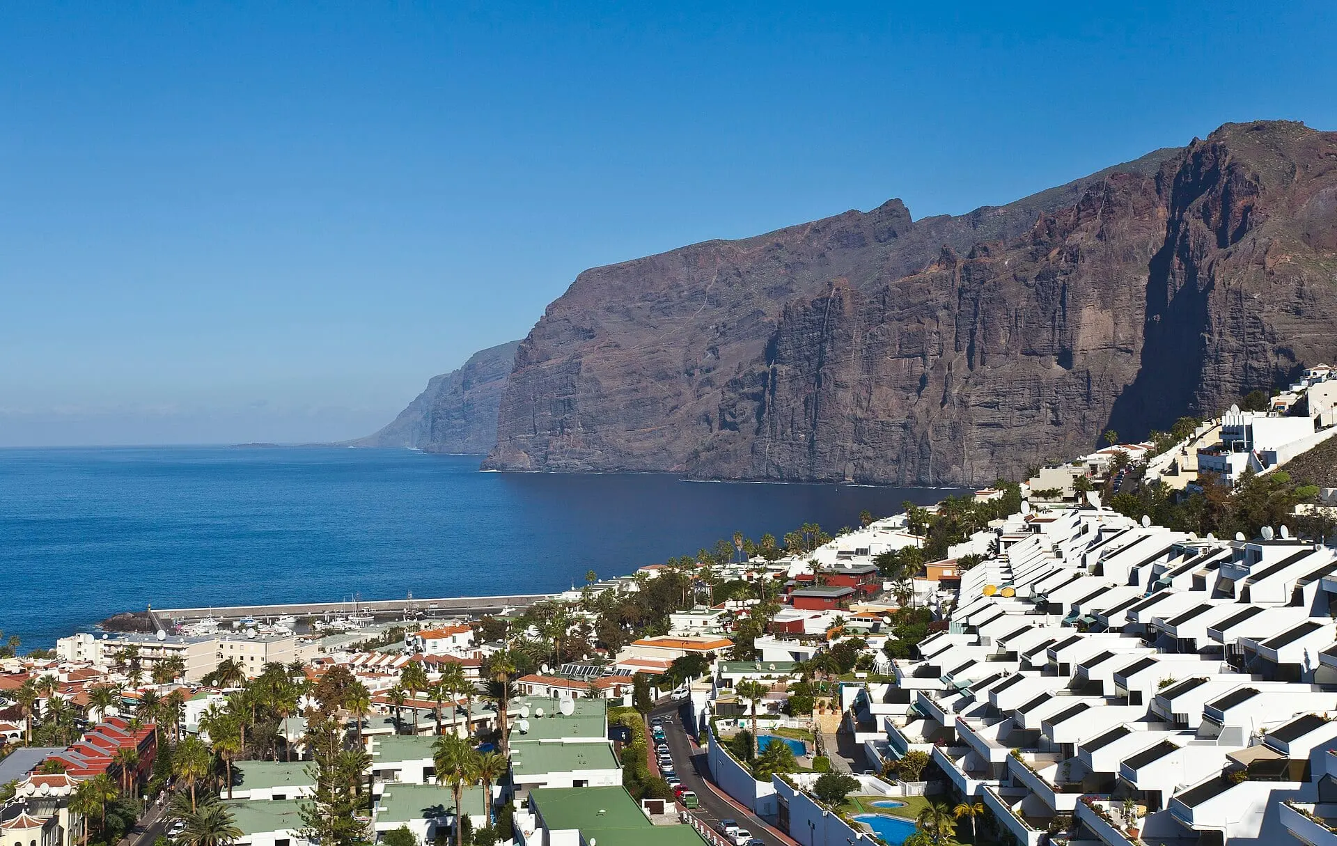 The Los Gigantes cliffs, Tenerife